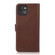 iPhone 13 mini Litchi Texture PU + TPU Horizontal Flip Leather Case with Holder & Card Slots & Wallet  - Brown