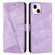 iPhone 13 mini Dream Triangle Leather Phone Case with Lanyard - Purple