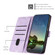 iPhone 13 mini Dream Triangle Leather Phone Case with Lanyard - Purple