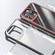 iPhone 13 mini Beautiful Color TPU + Clear PC Four-corner All-inclusive Shockproof Case  - Red