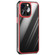 iPhone 13 mini Beautiful Color TPU + Clear PC Four-corner All-inclusive Shockproof Case  - Black