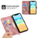 iPhone 13 mini Skin-feel Flowers Embossed Wallet Leather Phone Case - Pink