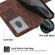 iPhone 13 mini Skin-feel Flowers Embossed Wallet Leather Phone Case - Brown