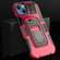 iPhone 13 mini MechaWarrior Multifunctional Holder Phone Case  - Red