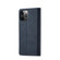 iPhone 13 mini Frosted Anti-theft Brush Horizontal Flip Leather Case with Holder & Card Slots & Wallet  - Dark Blue
