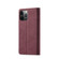 iPhone 13 mini Frosted Anti-theft Brush Horizontal Flip Leather Case with Holder & Card Slots & Wallet  - Wine Red