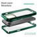 iPhone 13 mini C1 2 in 1 Shockproof TPU + PC Protective Case with PET Screen Protector  - Dark Green