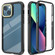 iPhone 13 mini C1 2 in 1 Shockproof TPU + PC Protective Case with PET Screen Protector  - Black