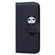 iPhone 13 mini Cartoon Buckle Horizontal Flip Leather Phone Case - Black