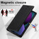 iPhone 13 Mini LC.IMEEKE RFID Anti-theft Leather Phone Case - Black