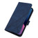 iPhone 13 mini Crossbody 3D Embossed Flip Leather Phone Case  - Blue