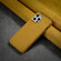 iPhone 13 mini Plush Roughout PU Phone Case  - Yellow