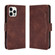 iPhone 13 mini Skin Feel Calf Pattern Horizontal Flip Leather Case with Holder & Card Slots & Photo Frame  - Brown