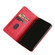 iPhone 13 mini Skin Feel Magnetic Horizontal Flip Leather Case with Holder & Card Slots  - Red