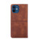 iPhone 13 mini Cow Texture Magnetic Horizontal Flip Leather Case with Holder & Card Slots  - Dark Brown