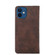 iPhone 13 mini Skin Feel Magnetic Horizontal Flip Leather Case with Holder & Card Slots  - Dark Brown