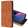 iPhone 13 mini Skin Feel Magnetic Horizontal Flip Leather Case with Holder & Card Slots  - Light Brown