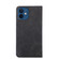 iPhone 13 mini Skin Feel Magnetic Horizontal Flip Leather Case with Holder & Card Slots  - Black