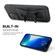 iPhone 13 mini Fierre Shann Full Coverage Protective Leather Case with Holder & Card Slot  - Black