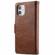 iPhone 13 mini CaseNeo Business Splicing Dual Magnetic Buckle Horizontal Flip PU Leather Case with Holder & Card Slots & Wallet   - Brown