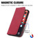 iPhone 13 mini  Retro Skin Feel Business Magnetic Horizontal Flip Leather Case With Holder & Card Slots & Wallet & Photo Frame - Red
