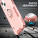 iPhone 13 mini 3 in 1 PC + TPU Phone Case with Ring Holder  - Pink