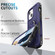 iPhone 13 mini 3 in 1 PC + TPU Phone Case with Ring Holder  - Navy Blue