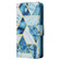 iPhone 13 mini Marble Bronzing Stitching Horizontal Flip PU Leather Case with Holder & Card Slots & Wallet & Photo Frame  - Blue