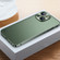 iPhone 13 mini Metal Frame Frosted Case  - Dark Green