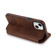 iPhone 13 mini Knight Magnetic Suction Leather Phone Case  - Brown