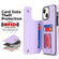 iPhone 13 mini Double Buckle Rhombic PU Leather Phone Case - Purple