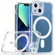 iPhone 13 mini Cat-eye TPU + Acrylic Magsafe Phone Case  - Blue
