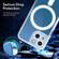 iPhone 13 mini Cat-eye TPU + Acrylic Magsafe Phone Case  - Blue