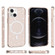 iPhone 13 mini Terminator Style Glitter Powder MagSafe Magnetic Phone Case  - Gold