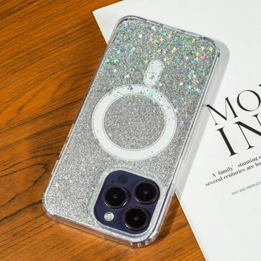 iPhone 13 Pro Max Gradient Glitter Starry MagSafe Phone Case - Gradient ...