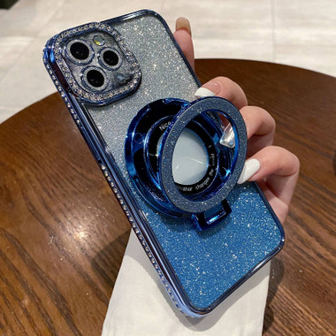 iPhone 13 Pro Max Gradient Glitter Diamond Plated Holder Magsafe Phone ...