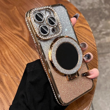 iPhone 13 Pro Rhinestone Mirror Glitter MagSafe TPU Phone Case ...