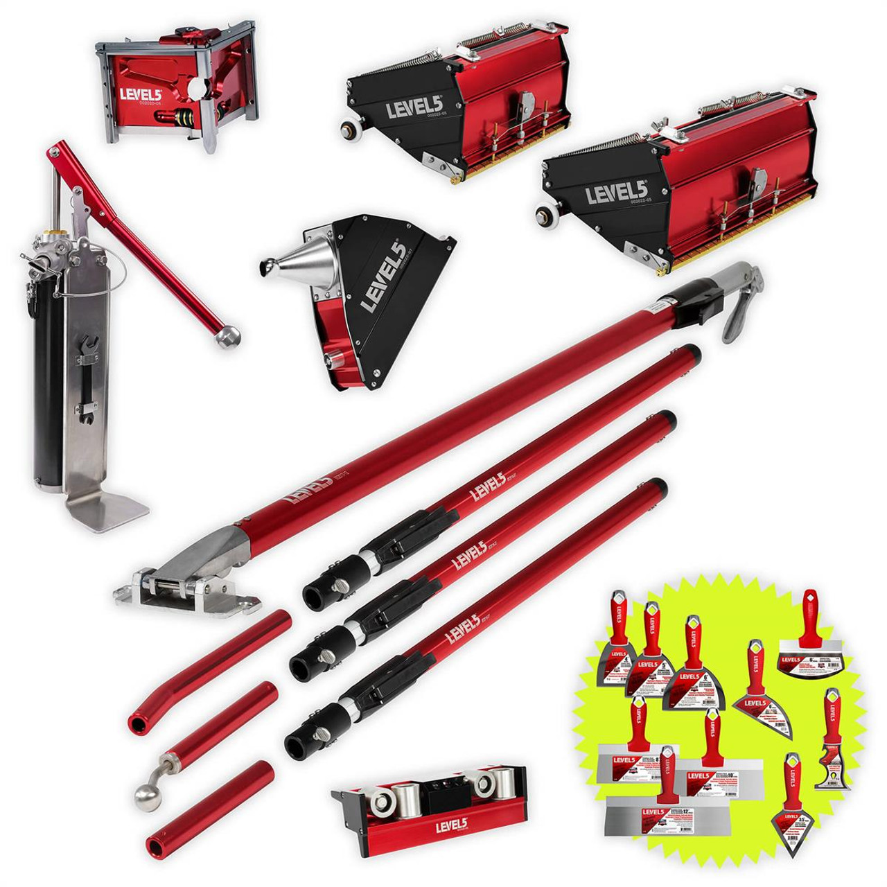 MEGA Drywall Finishing Boxes with Corner Tools | LEVEL5