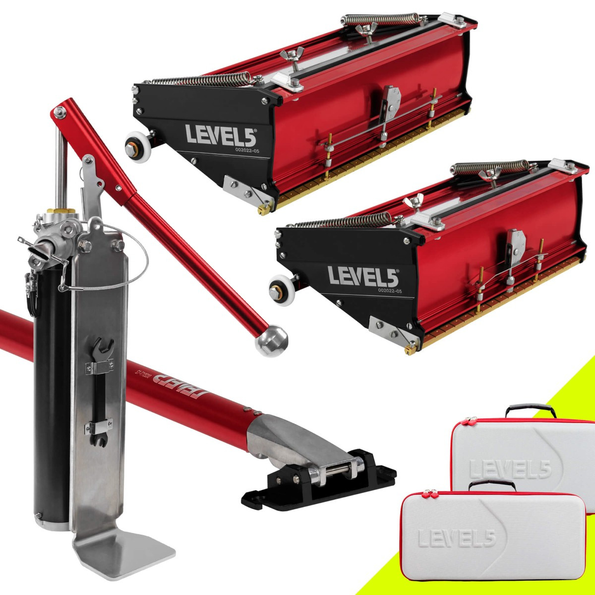 Drywall Flat Box with Pump and Extendable Handle | LEVEL5