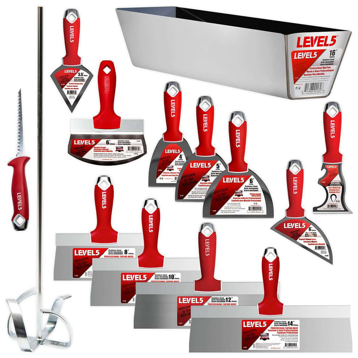 Deluxe Joint Knife and Taping Knife Starter Set | LEVEL5