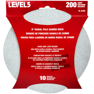 200 Grit 9" Radial Sander Disc - 10 Pack 200 Grit 9" Radial Sander Disc - 10 Pack