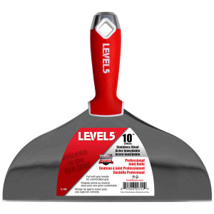 10" Stainless steel joint knife with a soft grip handle