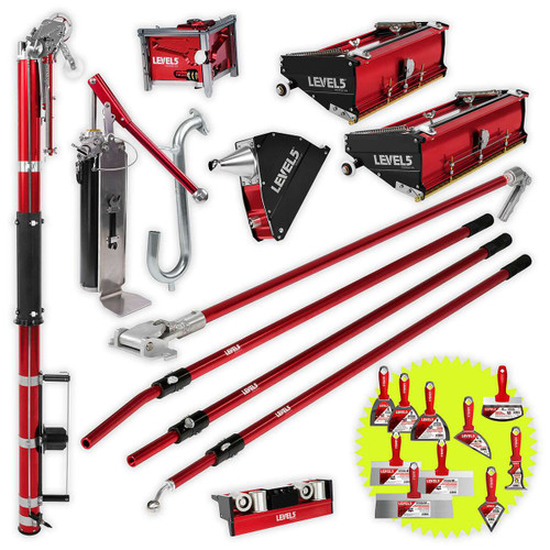 Automatic Drywall Taping and Finishing Tool Set