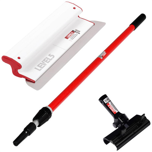 16-Inch Composite-Body Skimming Blade w/ 48-87" Handle + Adapter