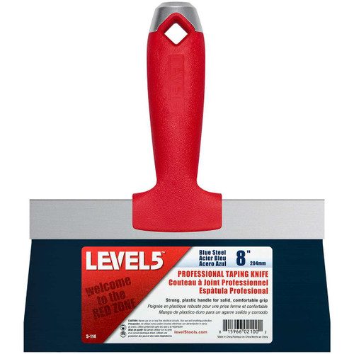 8-Inch Medium Flex Stainless Steel Taping Knife | LEVEL5