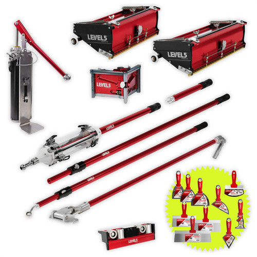 10/12" Flat Boxes, 3" Corner Finisher, MiniShot, Pump, Roller, Std. Handles