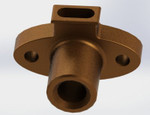 A12 Cylinder Gland
sold 'as cast' bronze casting
for machining and finishing