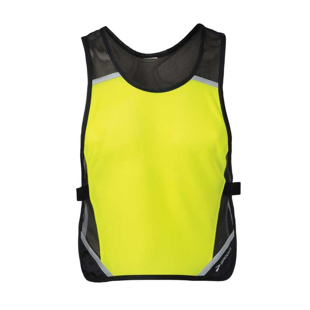 brooks running vest yellow