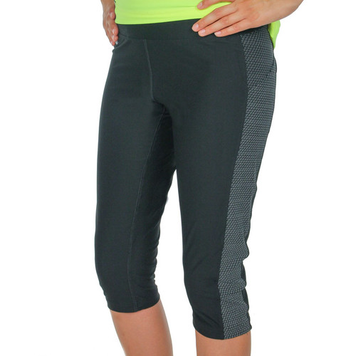 Women's Activewear: Solid Heat Absorption Workout Capri - Temu