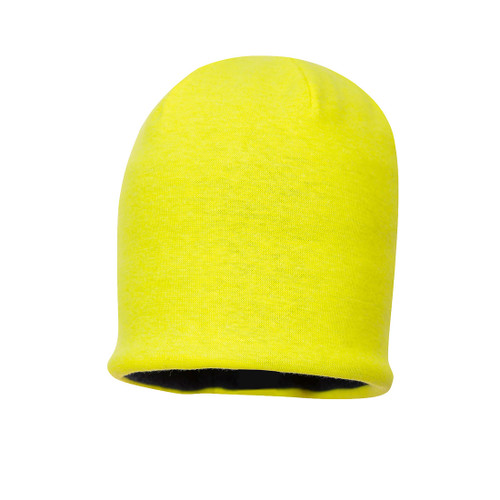 PortWest FR Knitted Hi-Vis Hat - ONESIZE - Yellow (FR17)